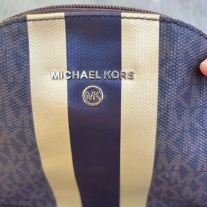 Michael Kors brown and Gold Backpack